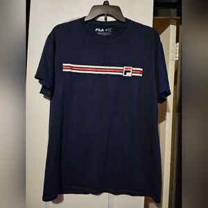 Fila Men's Basic Logo Short Sleeve T- shirt
